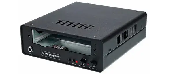 console do pré-amplificador de guitarra synergy