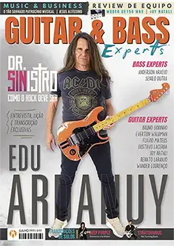 revista de guitarra "Guitar and Bass Experts" com edu ardanuy na capa revista de guitarra "Guitar and Bass Experts" com edu ardanuy na capa