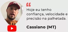 aluno do curso palheta alternada